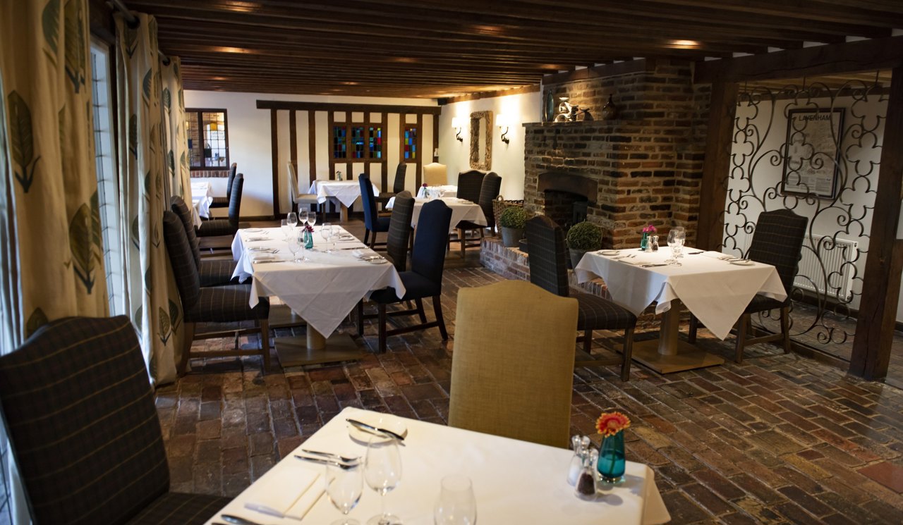 The Brasserie 487 restaurant at The Swan at Lavenham