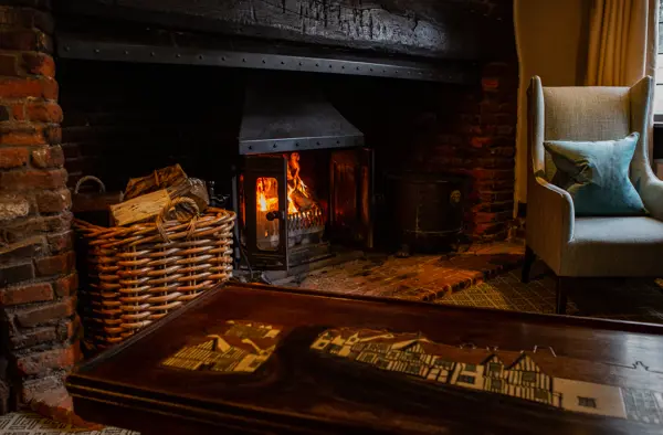 Fireplace at The Swan at Lavenham