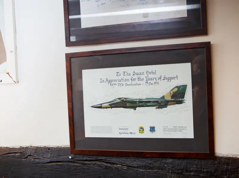 historical archives in the Airmen's Bar