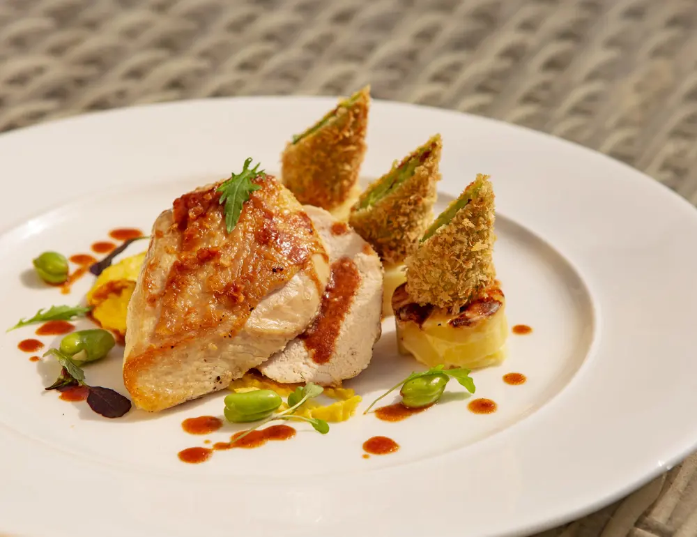 Our two AA rosette dinner in The Gallery makes a special occasion of any night of the week, and you don’t have to be staying with us to book a table