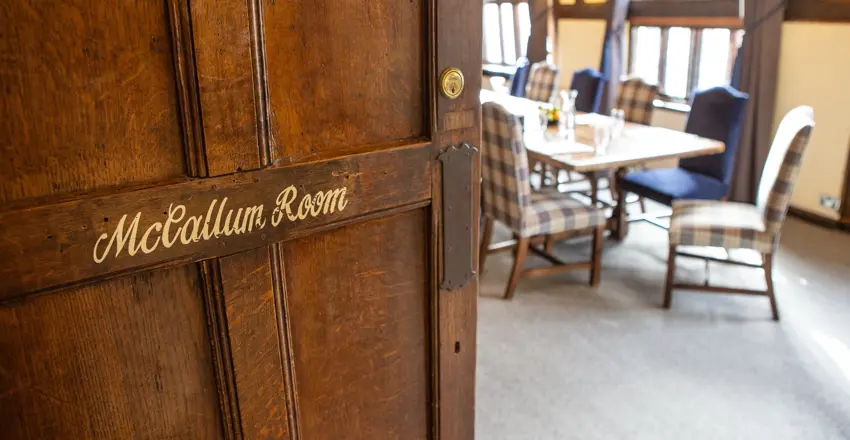 mccallum room door sign