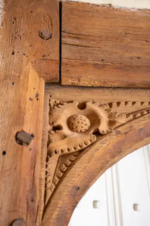 detail on doorway