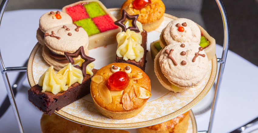 The Swan at Lavenham, afternoon tea cakes