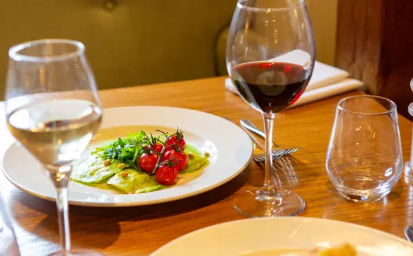 Ravioli dish