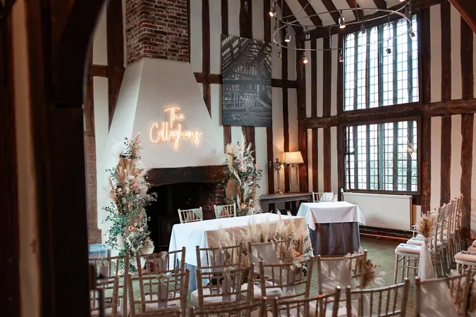 Woolhall dressed for wedding - Steve Harrowing Photography