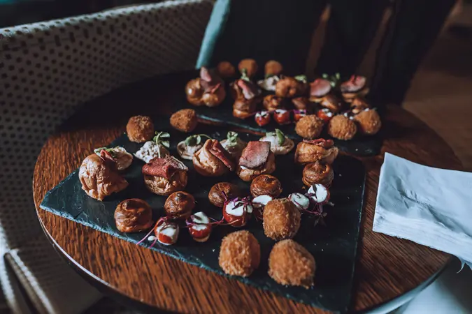 Canape selection - Lottie Photography