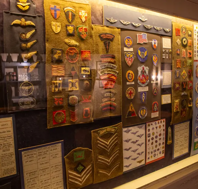 Badges in the Airmen's Bar
